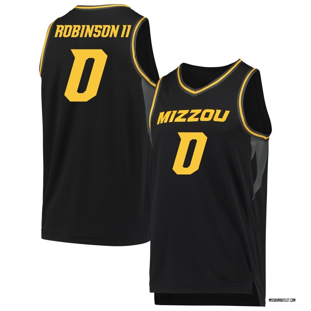 Men's Anthony Robinson II Missouri Tigers Replica Basketball Jersey - Black