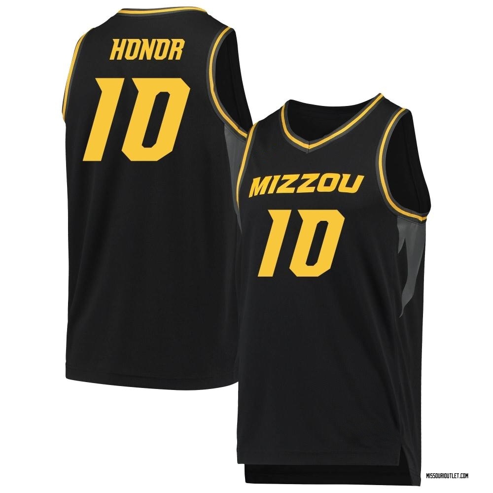 Men's Nick Honor Missouri Tigers Replica Basketball Jersey - Black