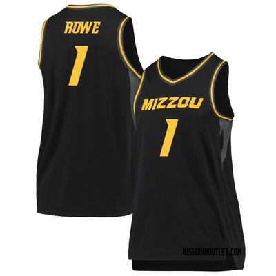 Women's Aaron Rowe Missouri Tigers Replica Basketball Jersey - Black
