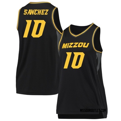 Women's Jeremy Sanchez Missouri Tigers Replica Basketball Jersey - Black