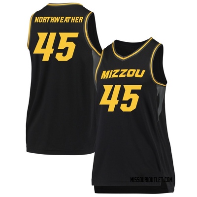 Women's Luke Northweather Missouri Tigers Replica Basketball Jersey - Black