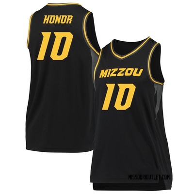 Women's Nick Honor Missouri Tigers Replica Basketball Jersey - Black