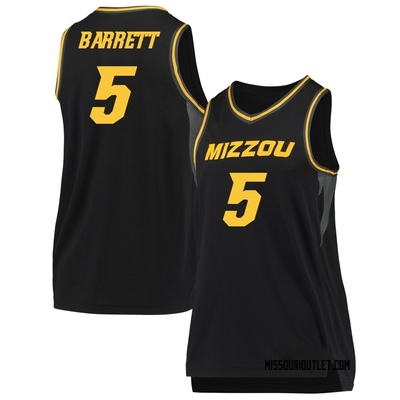 Women's T.O. Barrett Missouri Tigers Replica Basketball Jersey - Black