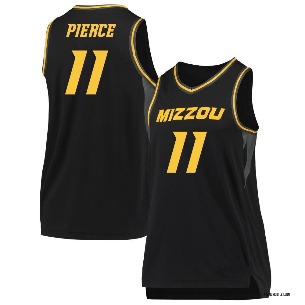 Women's Trent Pierce Missouri Tigers Replica Basketball Jersey - Black