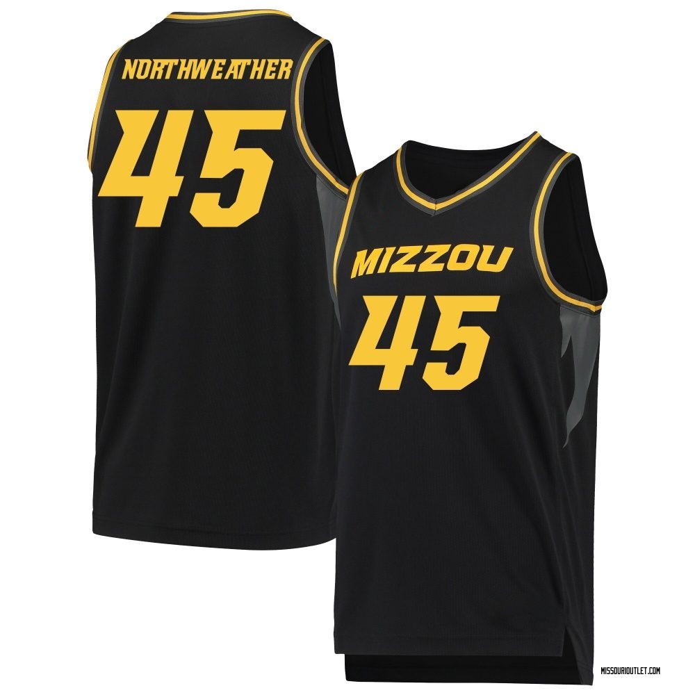 Youth Luke Northweather Missouri Tigers Replica Basketball Jersey - Black