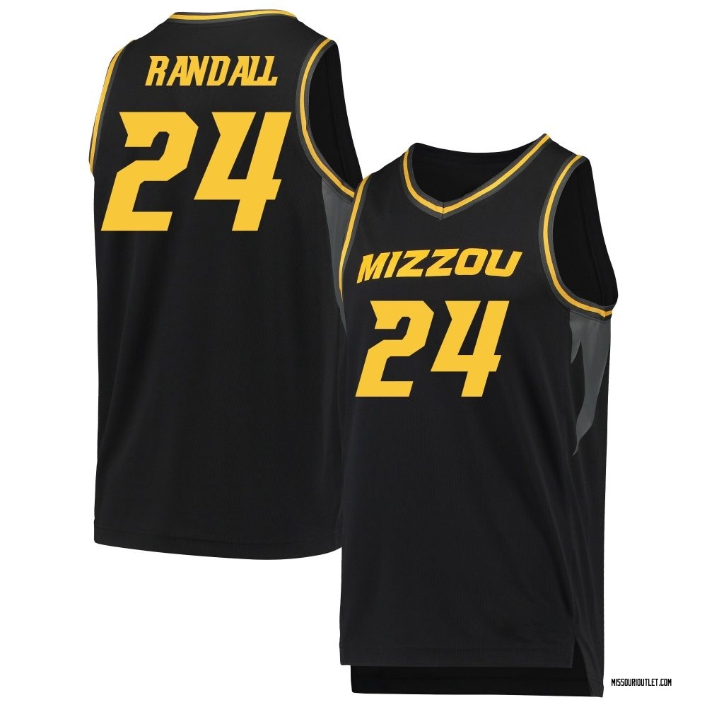 Youth Nicholas Randall Missouri Tigers Replica Basketball Jersey - Black